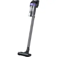 Samsung VS20B75B1R4, 2-in-1-Stabstaubsauger, Beutellos, Schwarz, Chrom, Violett, Rechteckig, Trocken, Multizyklonisch