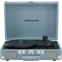 Crosley Cruiser Deluxe Turntable mit Bluetooth Out Tourmaline