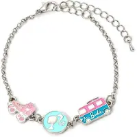 Barbie - Bracelet en Chaine - Silhouette, Skate & Camping-Car