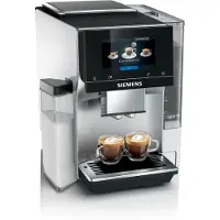 Siemens TQ715R03, Espressomaschine, 2,4 l, Kaffeebohnen, Eingebautes Mahlwerk, Schwarz, Edelstahl
