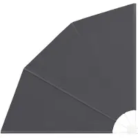 vidaXL Balkon Sichtschutz 140 x 140 cm Polyester Schwarz