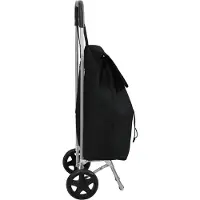 vidaXL Einkaufswagen Schwarz 35 x 28 x 92 cm Oxford-stoff