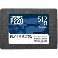 Patriot Memory P220 512GB, 512 GB, 2.5"