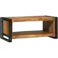 vidaXL Couchtisch Braun 90 x 50 x 38 cm Massivholz Akazie