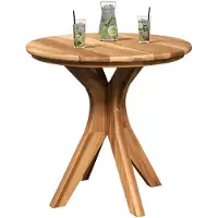 vidaXL Beistelltisch Braun 55 x 55 x 51 cm Massivholz Teak