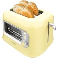 Cecotec Retrovision Yellow Toaster Gelb One Size / EU Plug Gelb One Size