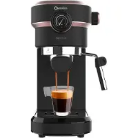 Cecotec Cafelizzia 890 Rose Pro, Espressomaschine, 1,1 l, Gemahlener Kaffee, 1350 W, Schwarz, Edelstahl