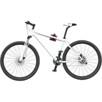 vidaXL Fahrrad-Montageständer Wandmontage Klappbar Rot Schwarz Stahl