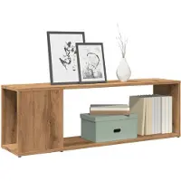 vidaXL TV-Schrank Artisan-Eiche 100x24x32 cm Holzwerkstoff