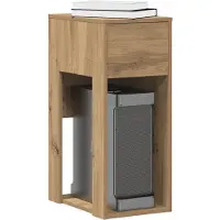 vidaXL Computerschrank mit Schublade Artisan-Eiche 30x44x74 cm