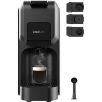 Cecotec FreeStyle Compact, Espressomaschine, 0,8 l, Kaffeekapsel, Gemahlener Kaffee, 1350 W, Schwarz