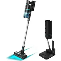 Cecotec Conga Rockstar 10000 Nebula Station, 2-in-1-Stabstaubsauger, Beutellos, Schwarz, Edelstahl, 3 l, Trocken, AC