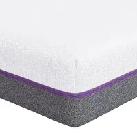 vidaXL Memory-Schaum-Matratze Mittel 180 x 200 cm Weiß und Grau