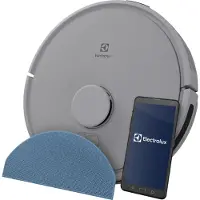 Electrolux Lidar Staubsaugerroboter, 4000 Pa, intelligente Navigation, 140 Minuten Akkulaufzeit, Urban Grey