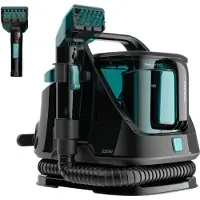 Cecotec Conga 5000 Carpet&Spot Clean XXL, 400 W, Zylinder-Vakuum, Trocken&Nass, Beutellos, 0,85 l, Schwarz, Blau