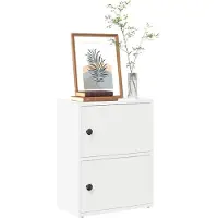 vidaXL Bücherregal Weiss 40x24x52 cm Holzwerkstoff