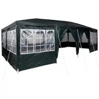 vidaXL Party-Zelt Grün 800 x 400 x 266 cm Polyethylen