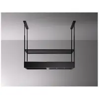 Falmec Inselhaube Spazio, 130 cm, Schwarz, 102525