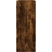 vidaXL Wandschränke 2 Stk. Räuchereiche Holzwerkstoff