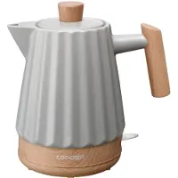Concept RK0091 Keramik-Wasserkocher 1 5 l Hellgrau