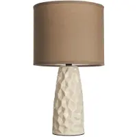 Pauleen Tischleuchte Fancy Sculpt E14 max. 20W Taupe, Creme