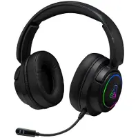 The G-Lab Kabelloses Gaming-Headset – – KORP IRIDIUM – Mikrofon – RGB – PC/PS4/Xbox One – Schwarz