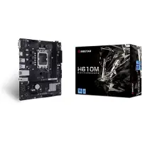Biostar H610MHC 2.0, Intel, LGA 1700, Intel Celeron, Intel Core i3 12th Gen, Intel Core i3 13th Gen, Intel Core i3 14th Gen, Intel..., DDR4-SDRAM, 64 GB, DIMM