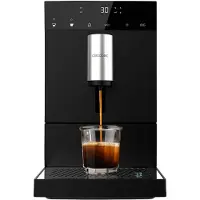 Cecotec Cremmaet Compact, Espressomaschine, 1,2 l, Kaffeebohnen, Eingebautes Mahlwerk, 1470 W, Schwarz