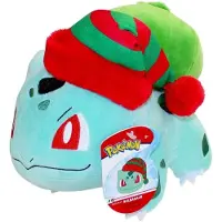 Jazwares Bulbasaur Weihnachts-pokémon-plüschtier 20 Cm Grün Kinder Grün One Size