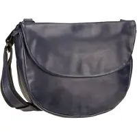 Harold's Leder Umhängetasche Schultertasche Caugio Handbag Double Dark Blue dunkelblau