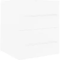 vidaXL Waschbeckenunterschrank Weiß 41x38,5x48 cm Holzwerkstoff