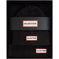 Hunter Geschenkset Jura Scarf and Beanie Unisex Black