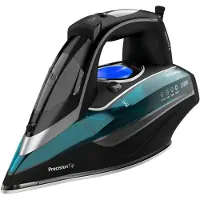 Cecotec Fast&Furious 6060 Ultra, Dampfbügeleisen, Ultra-Slip Turbo-Eloxierte Pro-Sohlenplatte, 285 g/min, Schwarz, Silber, Türkis, 75 g/min, 3100 W