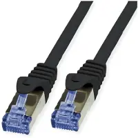 Value Outdoor Patchkabel Cat.6A (Class EA) S/FTP (PiMF), Massivdraht, LSOH, schwarz, 30 m