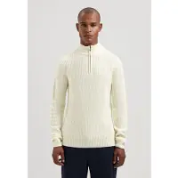 Dstrezzed Herren Pullover & Cardigans Skipper Ribknit - Creme - Größe M