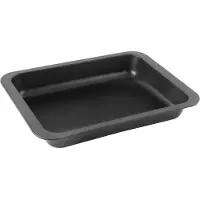 Zenker Ofenbackform (37 x 5,5 x 27 cm) SPECIAL COOKING, rechteckige Ofenform mit Antihaftbebeschichtung, Backform mit extra hohem Rand (Farbe: Schwarz)