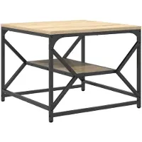 vidaXL Couchtisch Sonoma-Eiche 51 x 50 x 40 cm