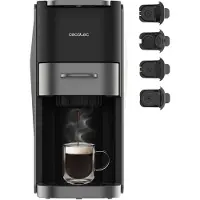 Cecotec 01853, Espressomaschine, 0,7 l, Kaffeekapsel, Gemahlener Kaffee, 1200 W, Schwarz, Grau