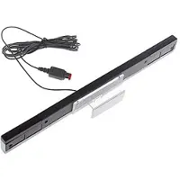 ZedLabz Sensorleiste für Wii &amp; Wii U kabelgebundene Infrarot LED Bewegung inkl. Ständer silber |