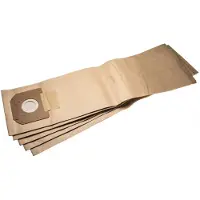VHBW 5x Staubbeutel kompatibel mit Kärcher NT 45/1 Tact TE, NT 40/1 tact, NT 40/1 Tact TE, NT 45/1 Tact Staubsauger - 39cm x 20cm braun