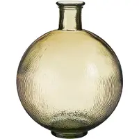 Mica Decorations Mica Flasche Firenza hellbraun Recyeltes Glas Ø 34 x 42 cm GLO660353601