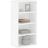 vidaXL Beistellschrank ODDA Weiß 40x24x79 cm Massivholz Kiefer