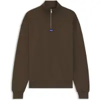 HUGO Neeler 10249110 Blue Halbreißverschluss-sweatshirt