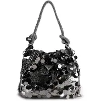 GUESS Handtasche HWEM95 38750 Silberfarben