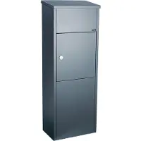 Allux 600 Paketbriefkasten - Mit Standard-Zylinderschloss - Anthrazit