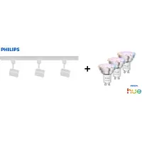 Philips LED Leuchten 3er Spot Zilo Easy Link weiß 100 cm warmweiß-kaltweiß RGB