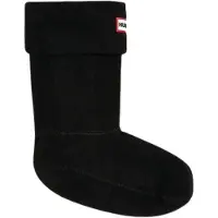 Hunter Stiefelsocken Fleece Short Unisex Black-XL