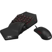 Hori TAC Pro, Mini, Kabelgebunden, Mechanischer Switch, LED, Schwarz, Maus enthalten