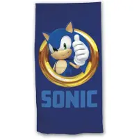 Sonic Badehandtuch - NINTENDO - Sonic - 100% Baumwolle - 70x140 cm - Buntes Design
