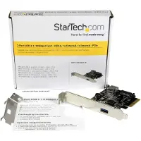 StarTech.com .com 2 Port USB 3.1 (10Gbit/s) Karte - USB-A, 1x Extern, 1x Intern - PCIe, PCIe, USB 3.2 Gen 1 (3.1 Gen 1), Full-height / Low-profile, PCIe 3.0, CE, FCC, ASMedia - ASM1142